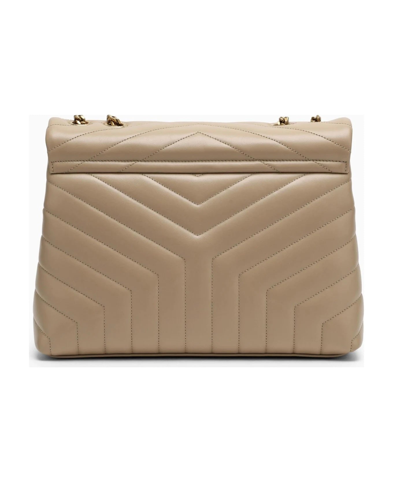 YSL CALFSKIN QUILTED MONOGRAM LOULOU MEDIUM  "Y" CHAIN BAG