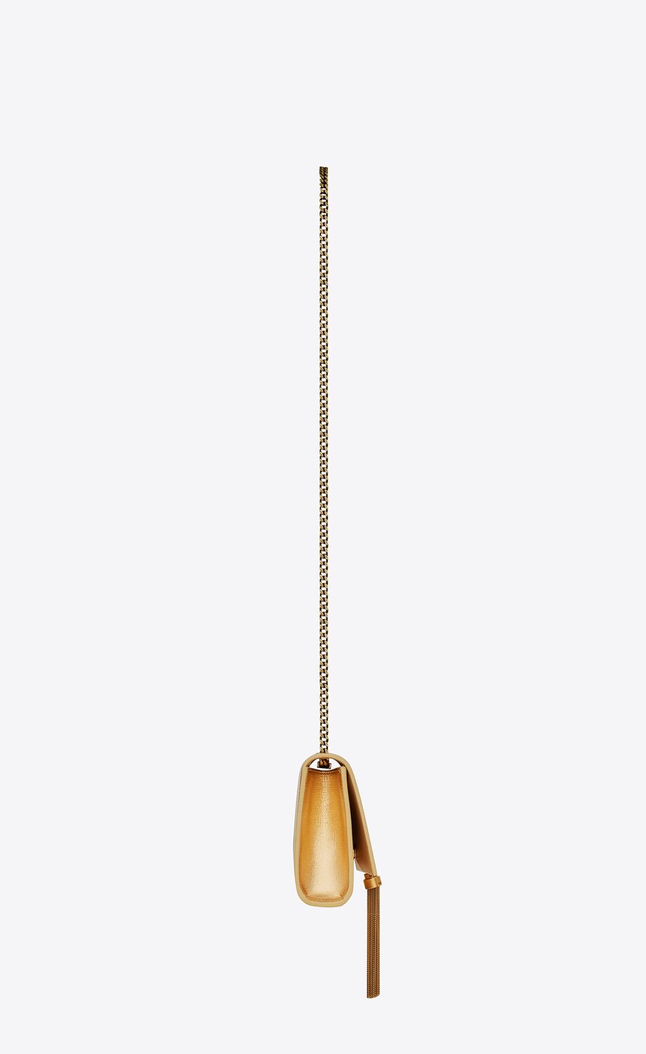 YSL CASSANDRE KATE TASSEL LEATHER WALLET ON A CHAIN