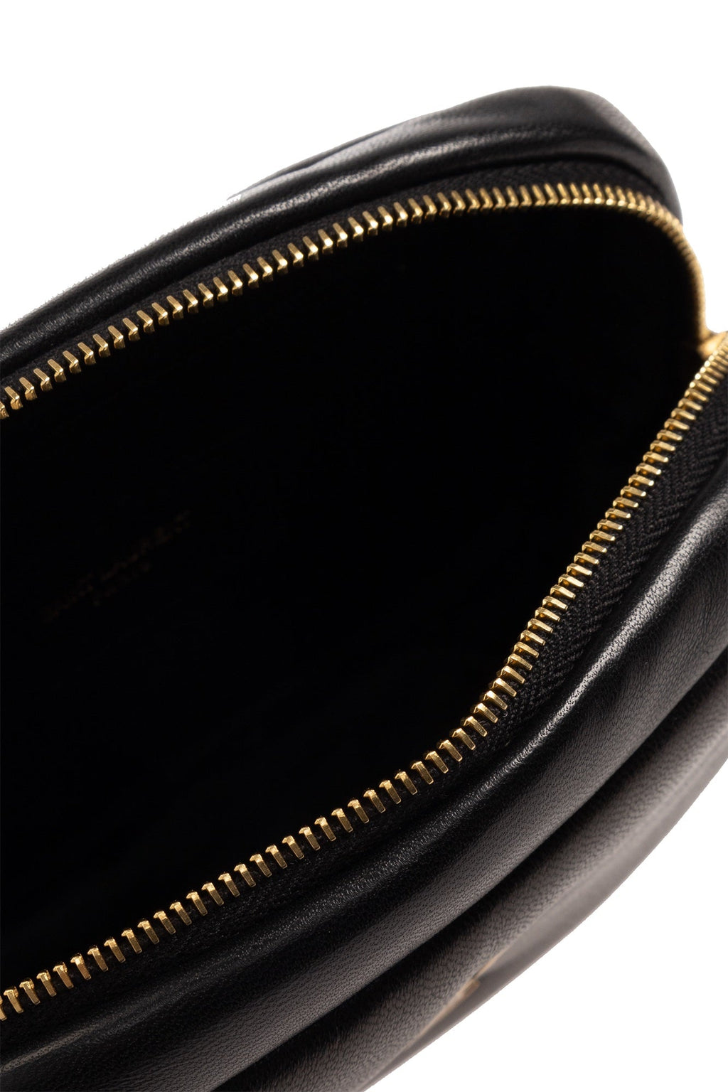 YSL CASSANDRE LAMBSKIN LEATHER POUCH