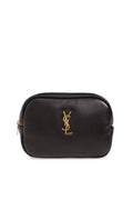 YSL CASSANDRE LAMBSKIN LEATHER POUCH