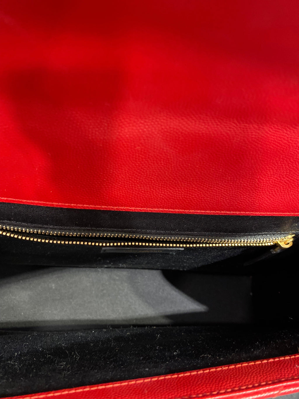 YSL MONOGRAM MATELASSE CHEVRON ENVELOPE SATCHEL