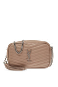 YSL GRAIN DE POUDRE MATELASSE MONOGRAM MINI LOU CAMERA BAG