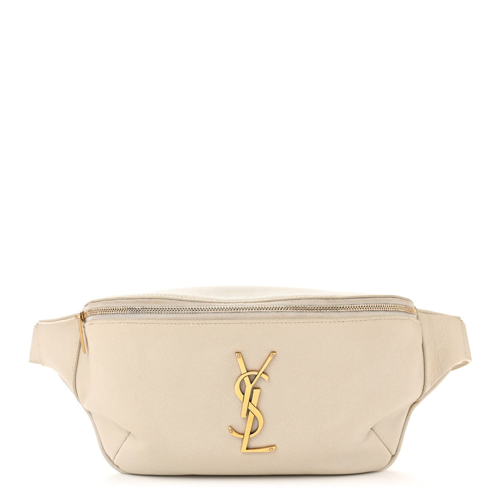 YSL GRAIN DE POUDRE MONOGRAM BELT BAG