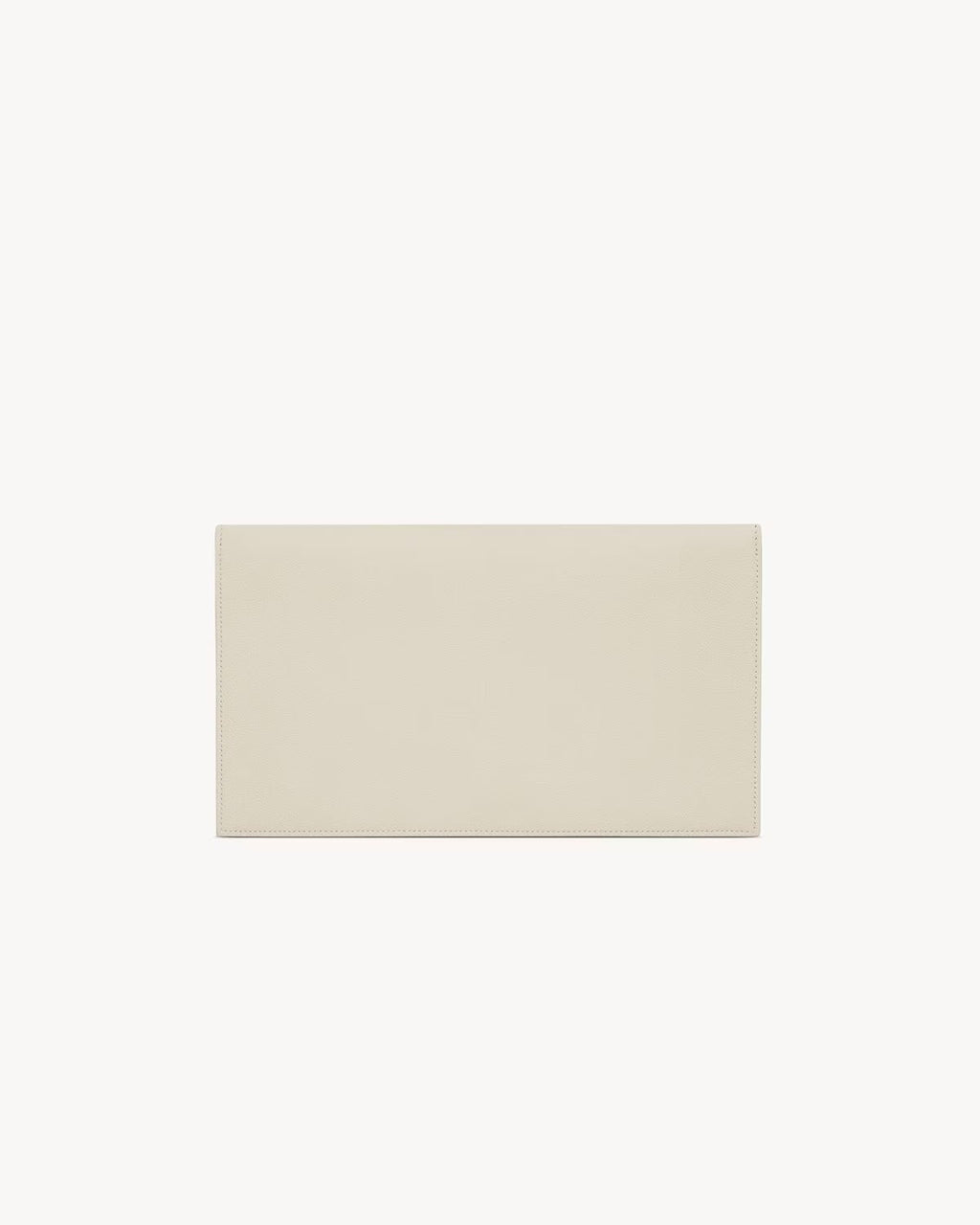 YSL GRAIN DE POUDRE LEATHER UPTOWN POUCH CLUTCH BAG