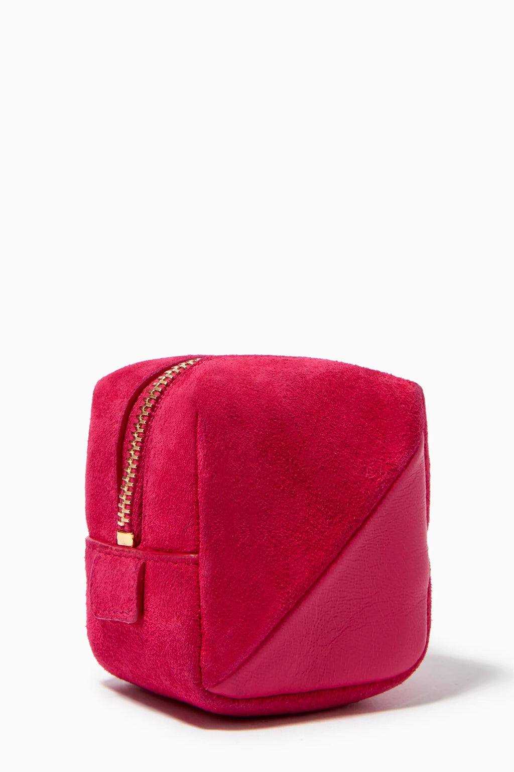 YSL JAMIE CUBE CHARM IN SUEDE AND LAMBSKIN