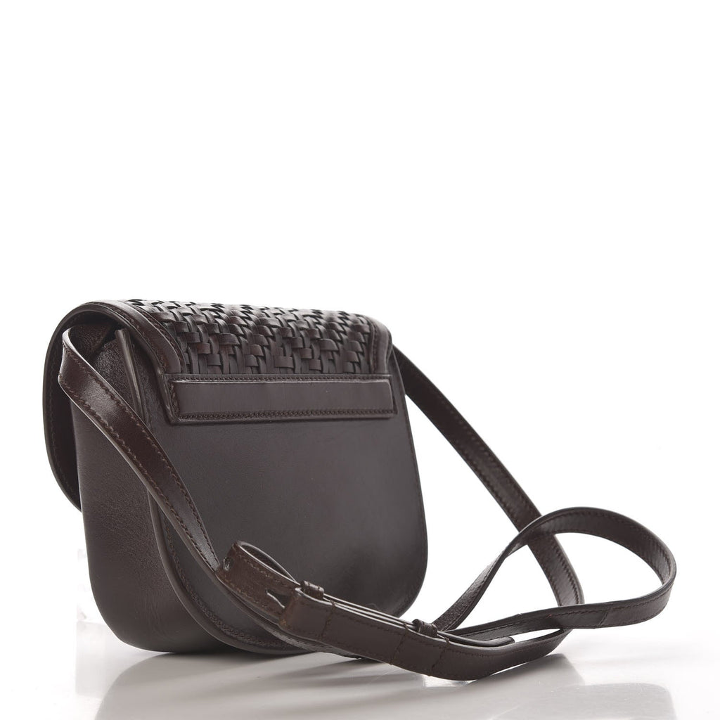 YSL MONOGRAM KAIA WOVEN CROSSBODY BAG