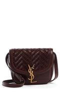 YSL MONOGRAM KAIA WOVEN CROSSBODY BAG