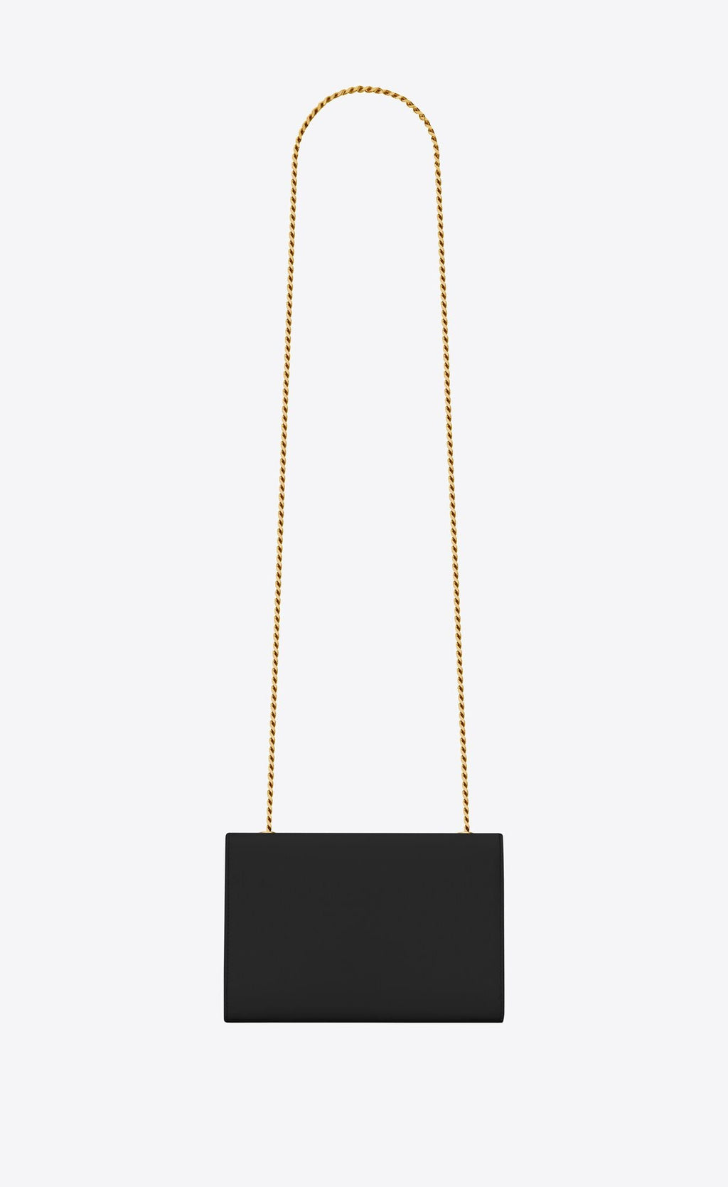 YSL Small Chain Bag in Grain De Poudre Embossed Leather