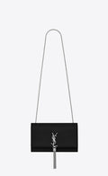 YSL KATE MEDIUM CHAIN BAG WITH TASSEL IN GRAIN DE POUDRE EMBOSSED LEATHER