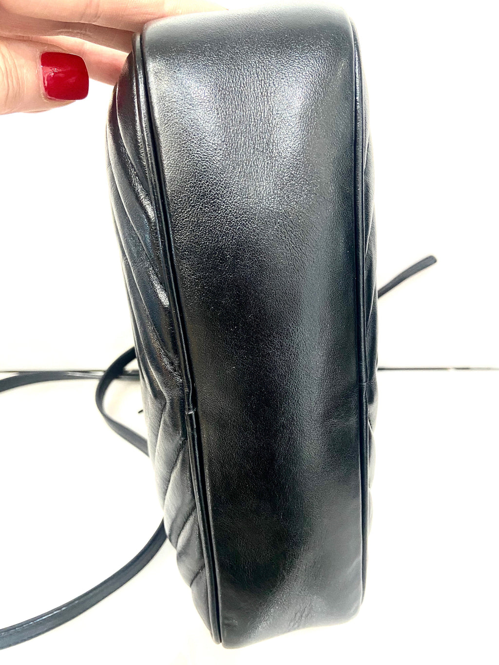 YSL LOU QUILTED CALFSKIN LEATHER CAMERA BAG
