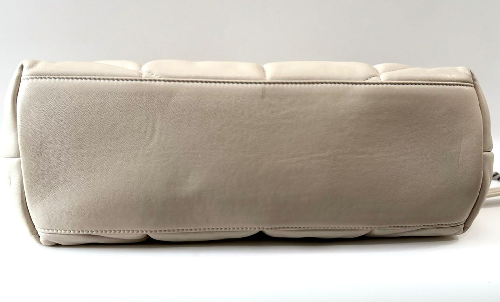 YSL QUILTED LAMBSKIN LEATHER LOULOU PUFFER MEDIUM SHOULDER BAG