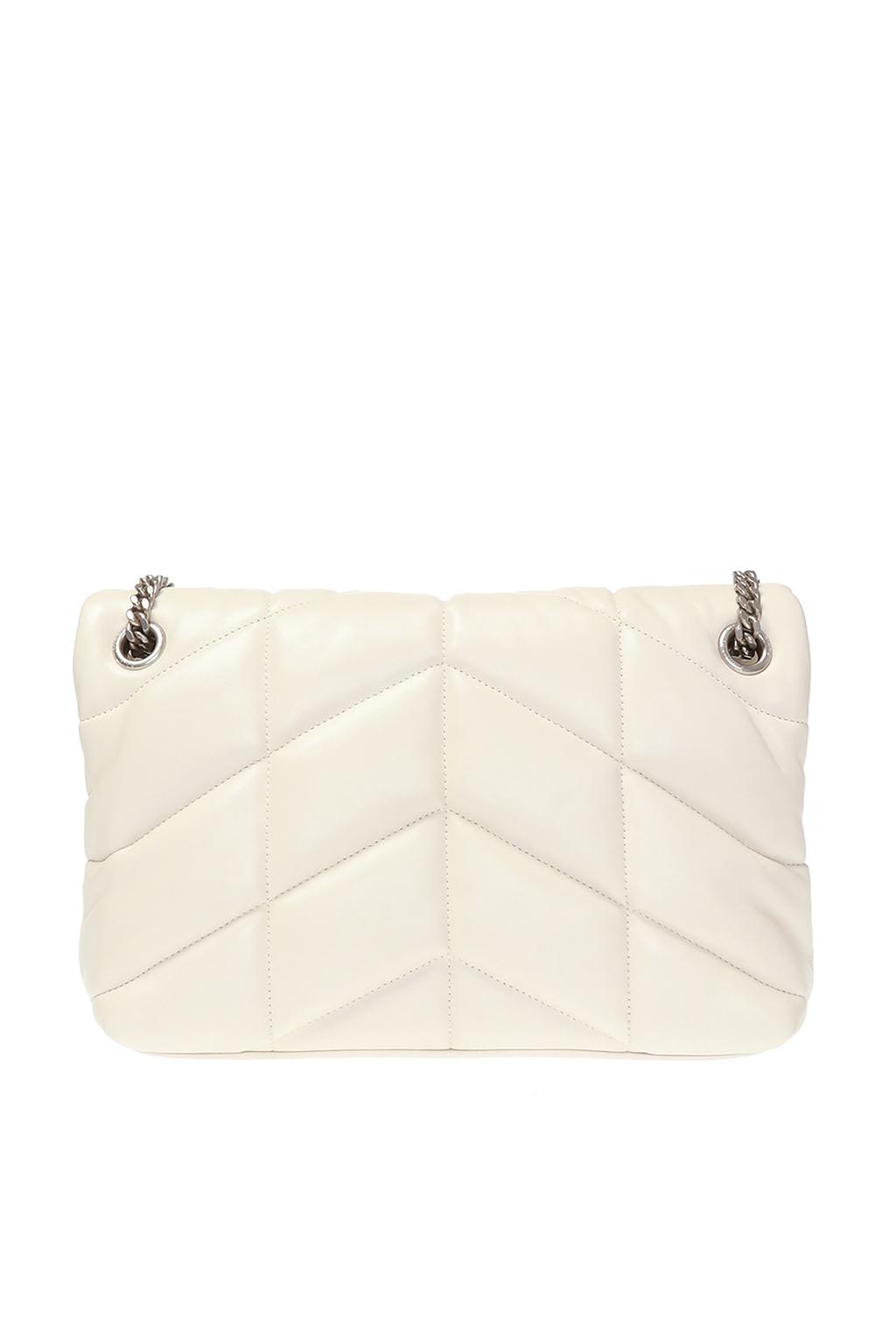 YSL QUILTED LAMBSKIN LEATHER LOULOU PUFFER MEDIUM SHOULDER BAG