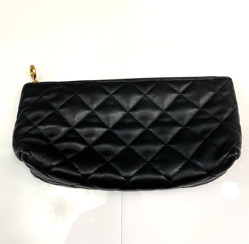YSL QUILTED LAMBSKIN MAXI ICARE SHOPPING TOTE