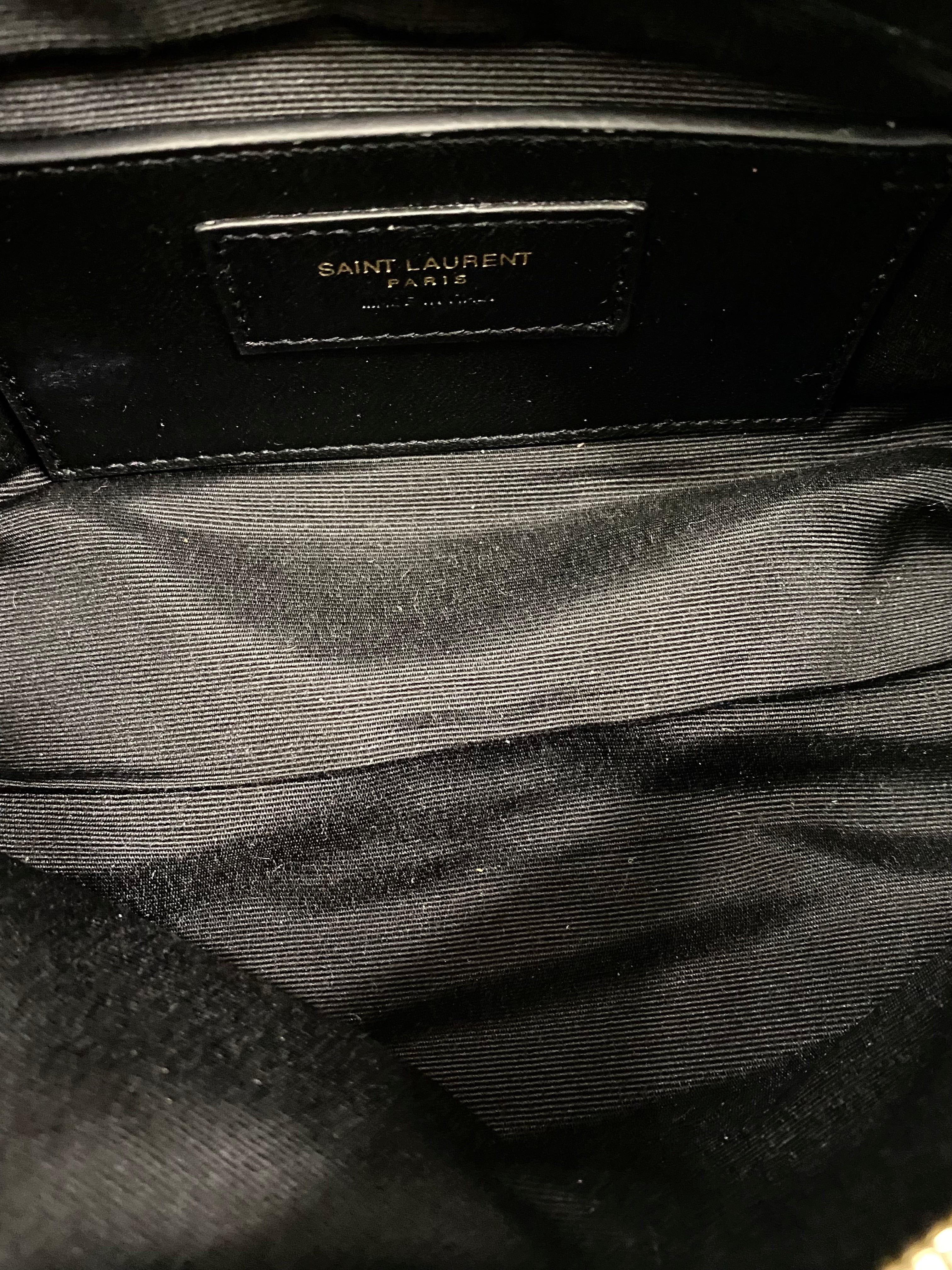 YSL QUILTED LAMBSKIN MAXI ICARE SHOPPING TOTE