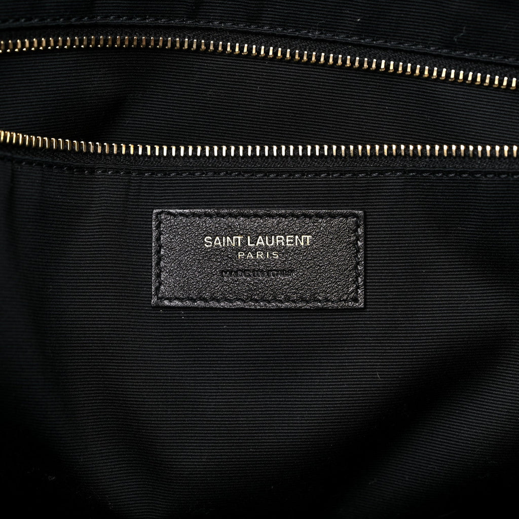 YSL QUILTED LAMBSKIN MAXI ICARE SHOPPING TOTE