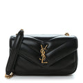 YSL LAMBSKIN QUILTED MONOGRAM MINI LOULOU BAG