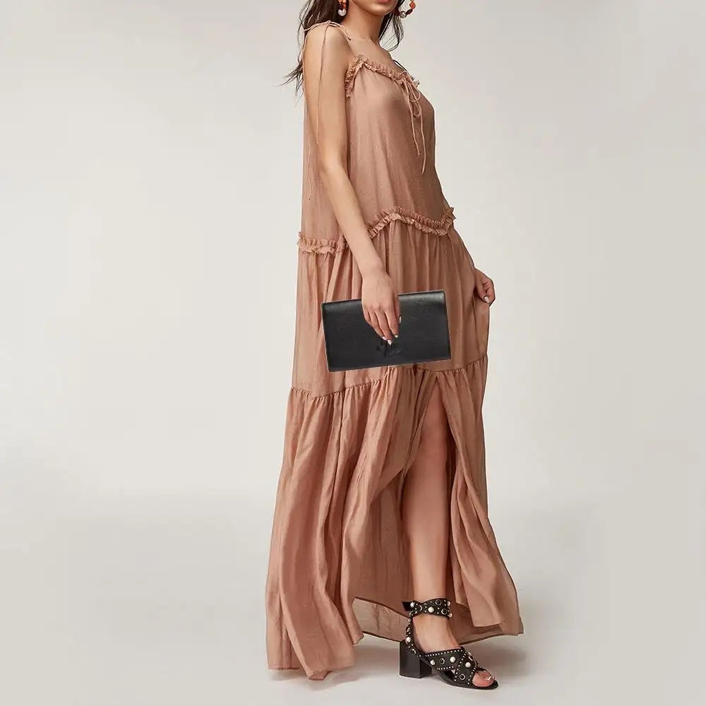 YVES SAINT LAURENT LARGE BELLE DE JOUR CLUTCH