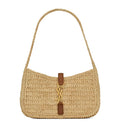 YSL LE 5 À 7 MINI RAFFIA HOBO SHOULDER BAG