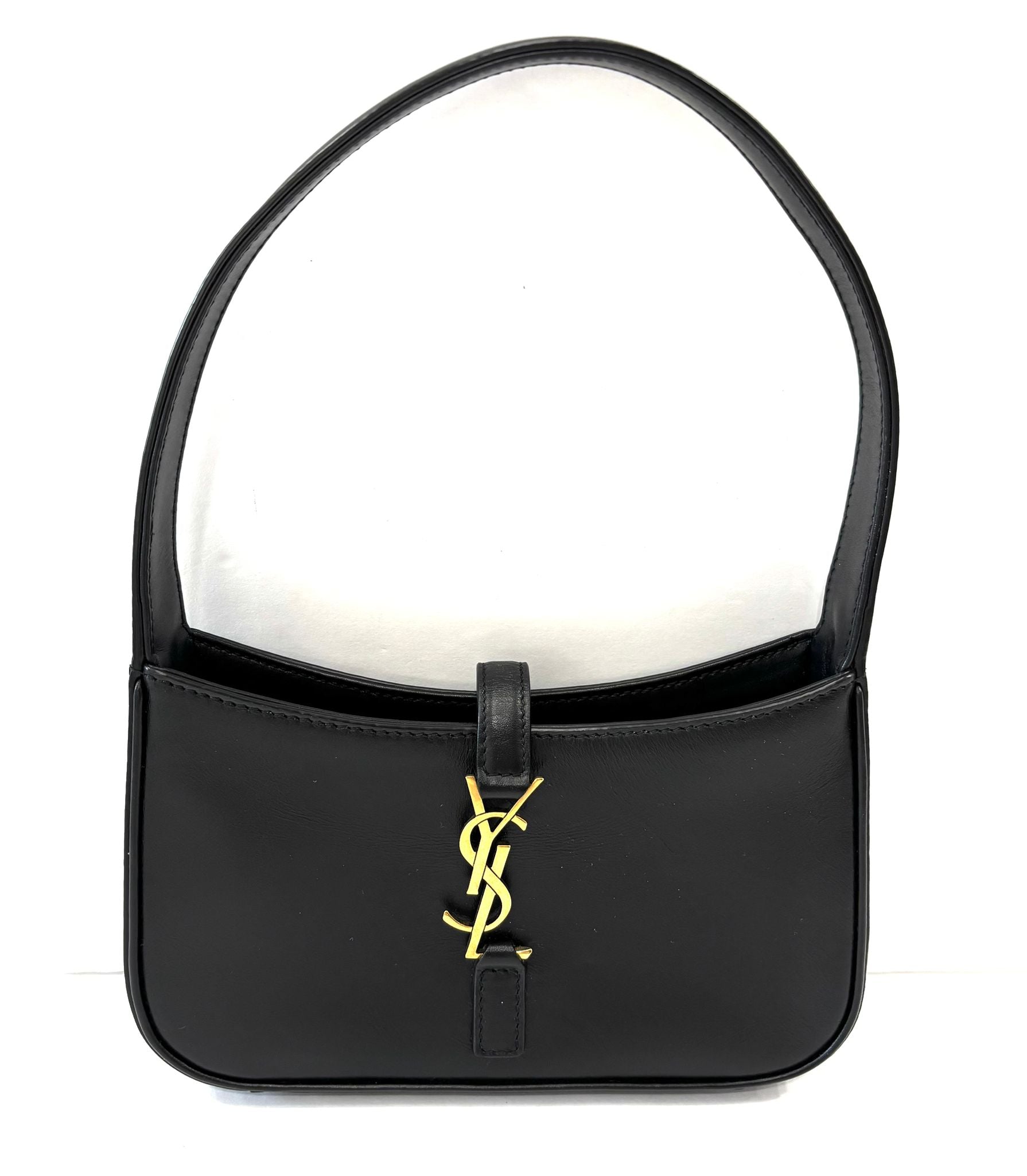 YSL LE 5 à 7 MINI LAMBSKIN LEATHER HOBO BAG