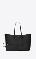 SAINT LAURENT SHOPPING TOTE E/W IN SUPPLE LEATHER