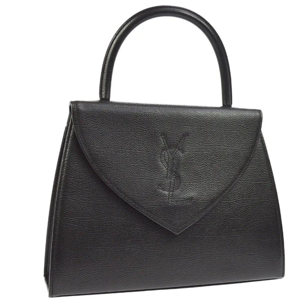YSL TOP HANDLE LEATHER KELLY SATCHEL