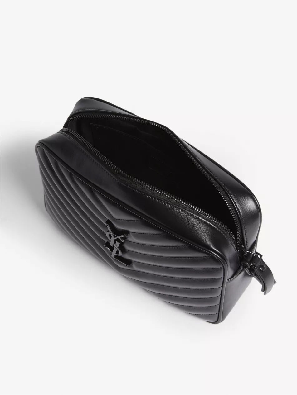 YSL LOU MEDIUM CAMERA BAG IN QUILTED LEATHER