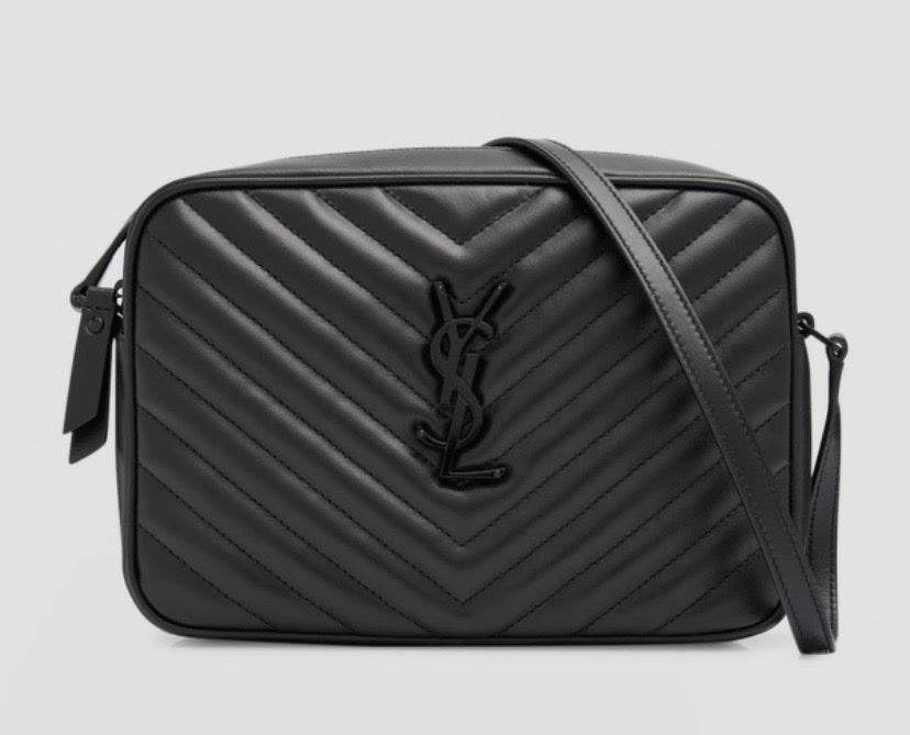 YSL LOU MEDIUM CAMERA BAG IN QUILTED LEATHER