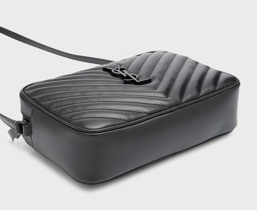 YSL LOU MEDIUM CAMERA BAG IN QUILTED LEATHER