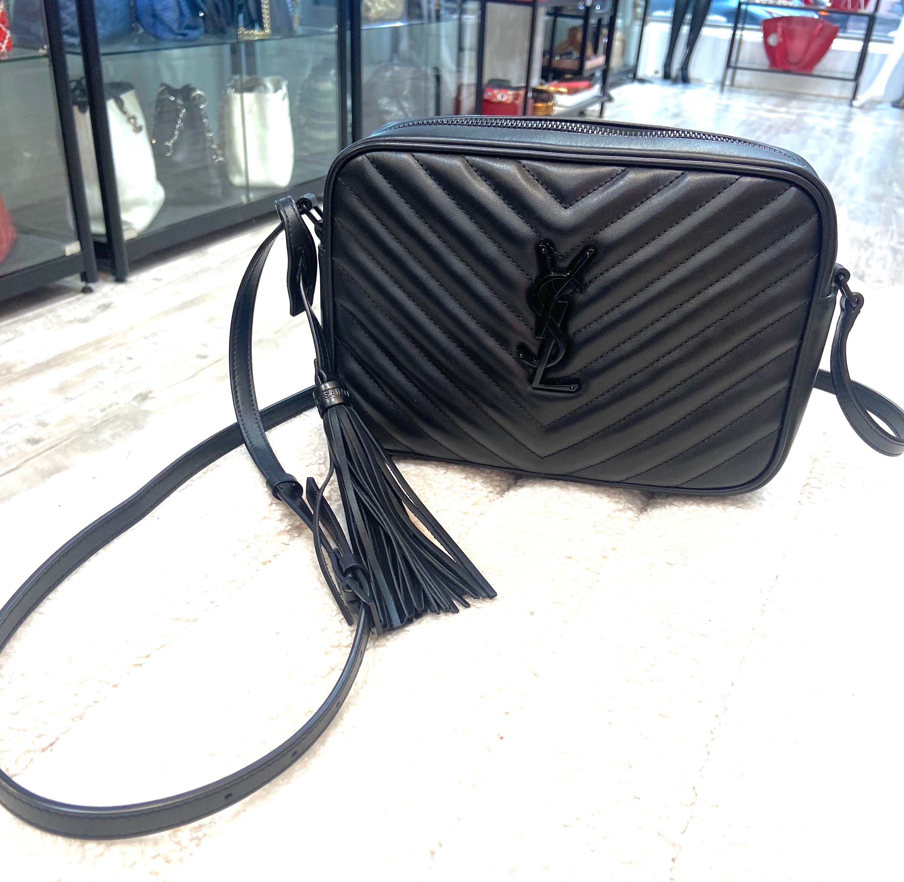 YSL LOU MEDIUM CAMERA BAG IN QUILTED LEATHER