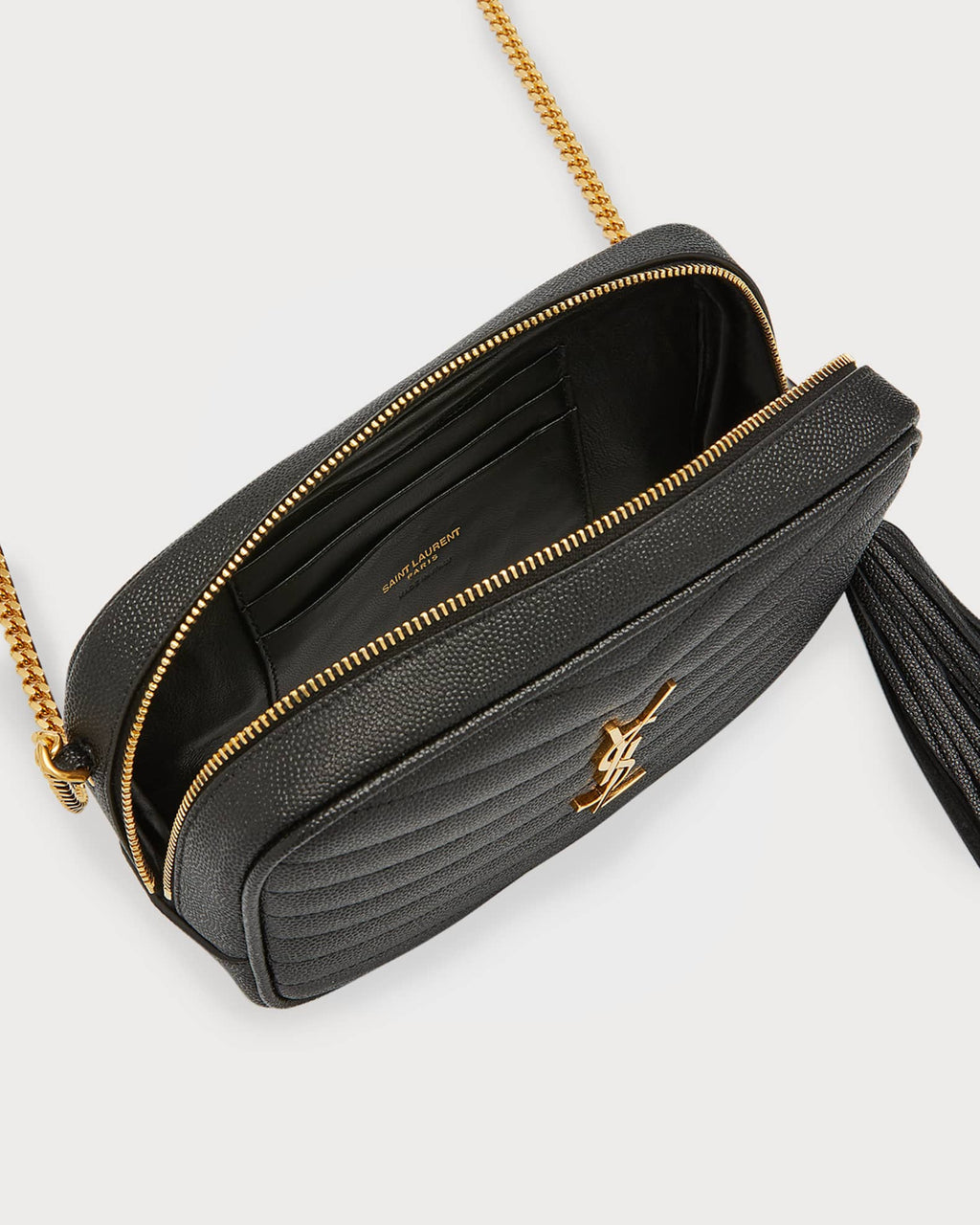 YSL LOU MINI GRAIN DE POUDRE CAMERA CROSSBODY BAG