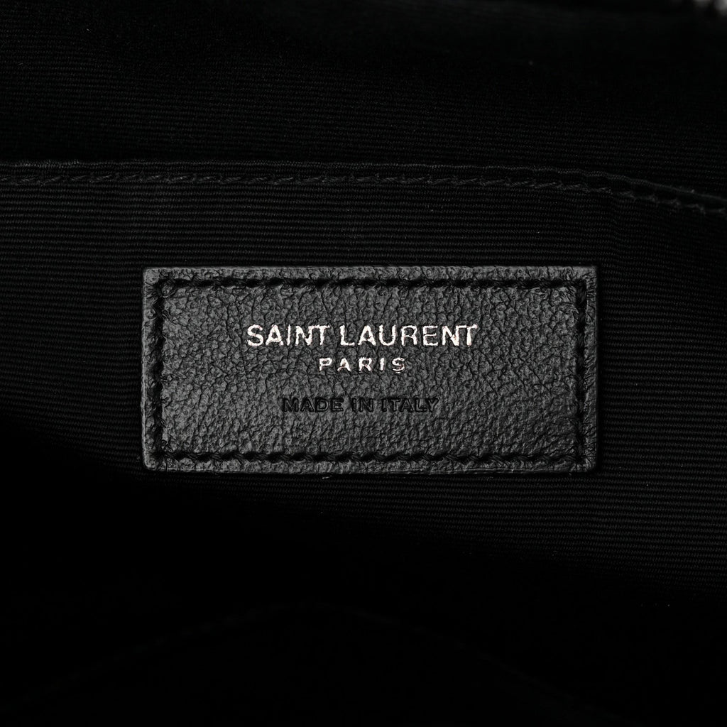 SAINT LAURENT LOU QUILTED CALFSKIN YSL CAMERA CROSSBODY BAG