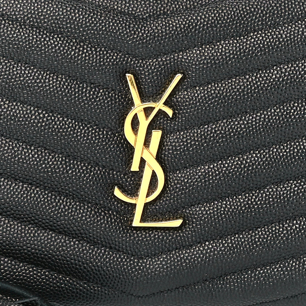 YSL LOU MINI GRAIN DE POUDRE CAMERA CROSSBODY BAG