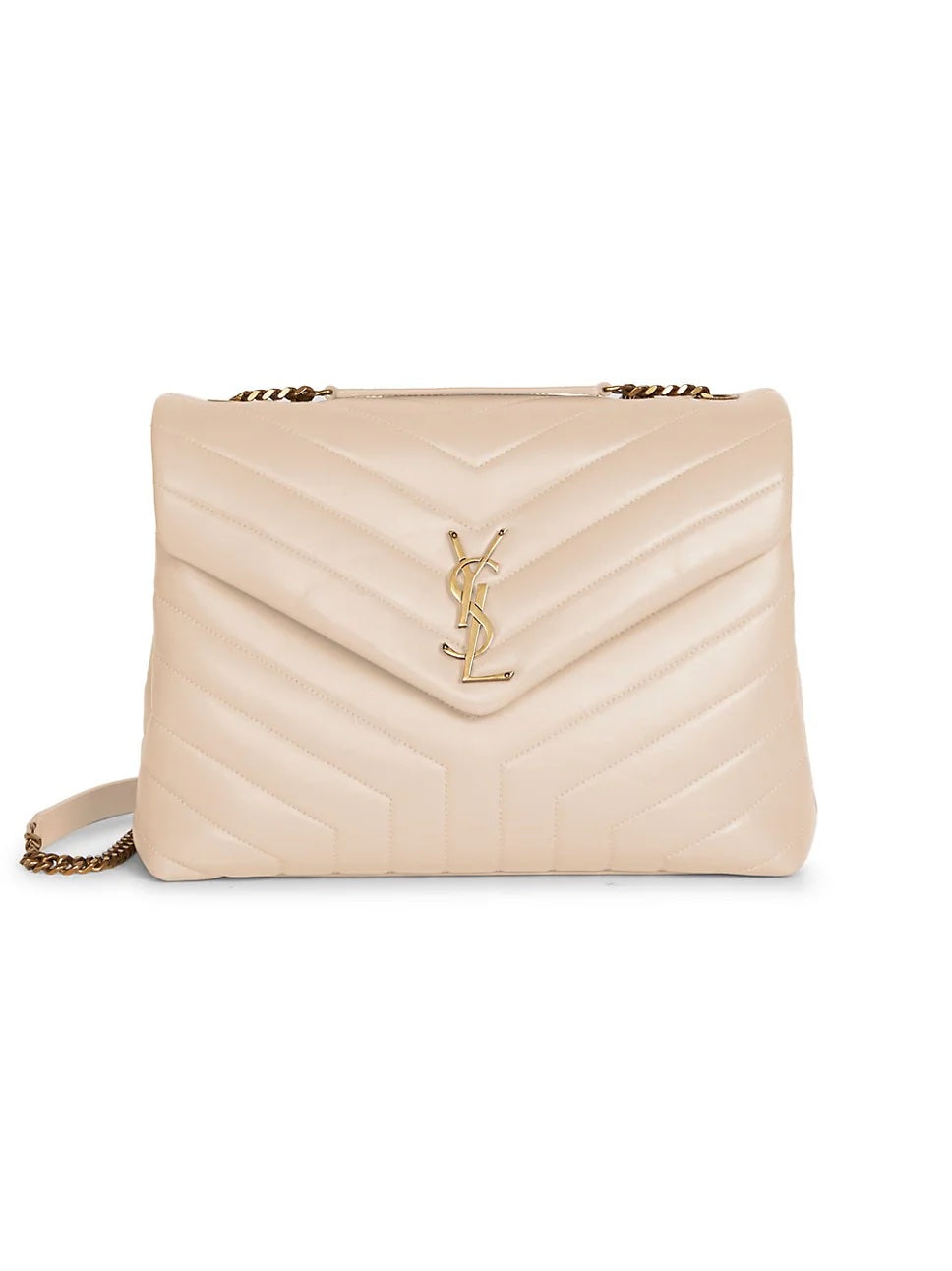 YSL LOULOU MATELASSE CHEVRON MEDIUM LEATHER BAG