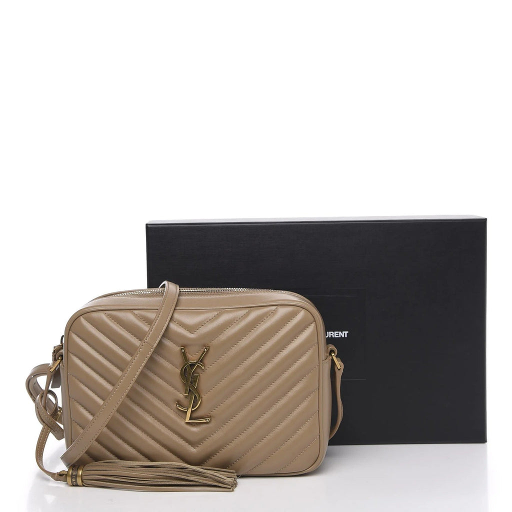 YSL QUILTED CALFSKIN LOU CAMERA CROSSBODY BAG