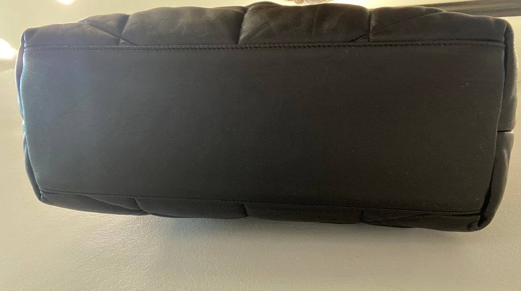 YSL LOULOU MEDIUM QUILTED PUFFER LEATHER SHOULDER BAG