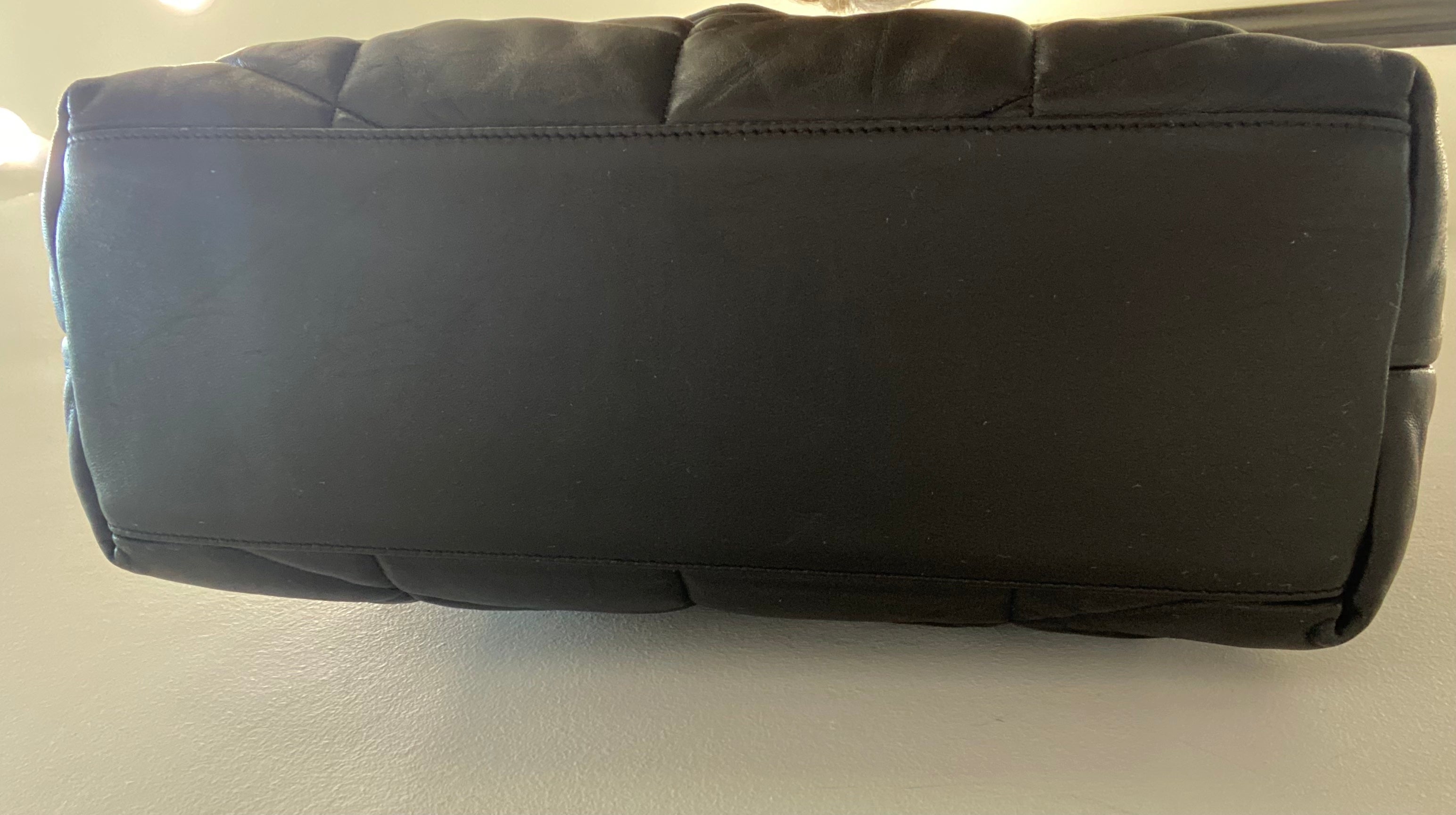 YSL LOULOU MEDIUM QUILTED PUFFER LEATHER SHOULDER BAG