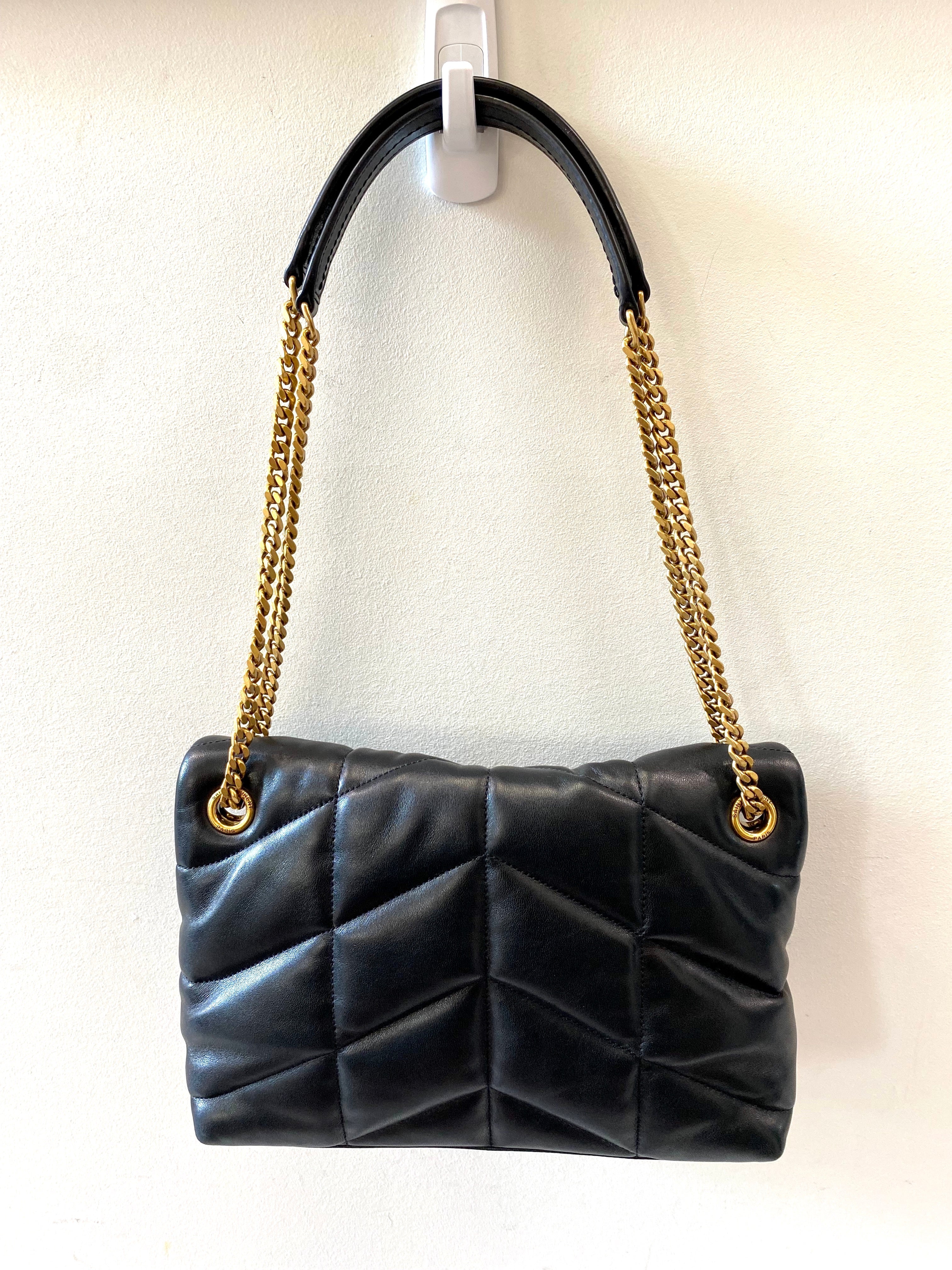 SAINT LAURENT PUFFER LOULOU SHOULDER BAG