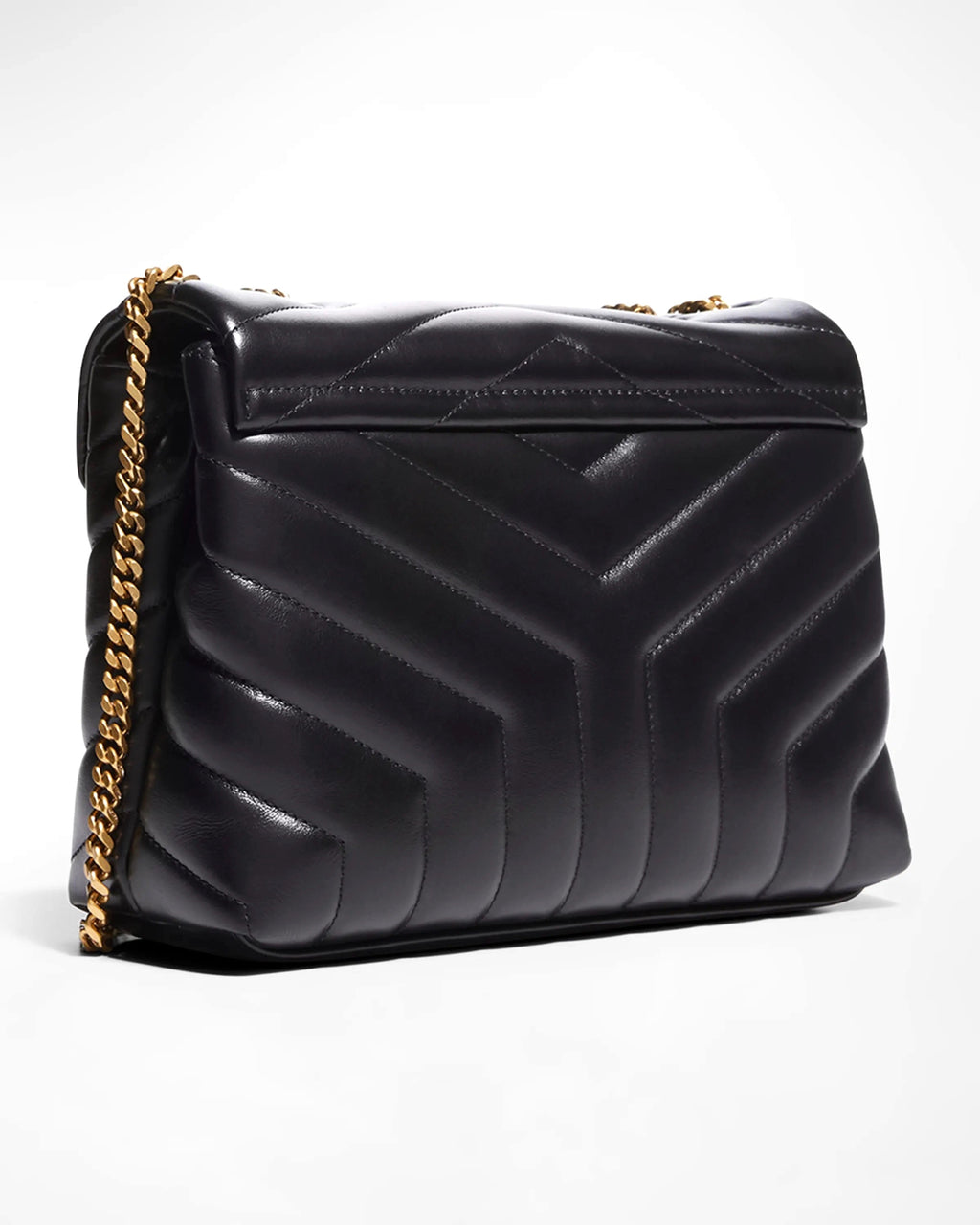 YSL QUILTED CALFSKIN SMALL LOULOU SHOULDER BAG