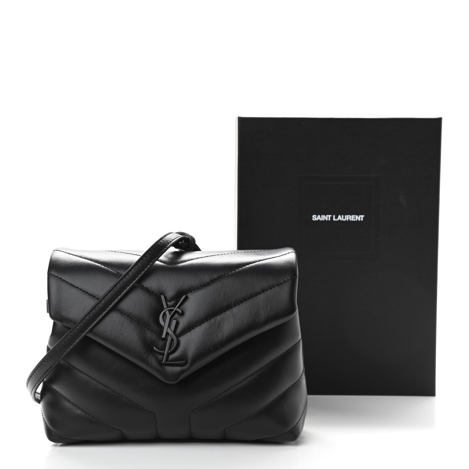 YSL QUILTED Y CALFSKIN LOULOU TOY SHOULDER BAG