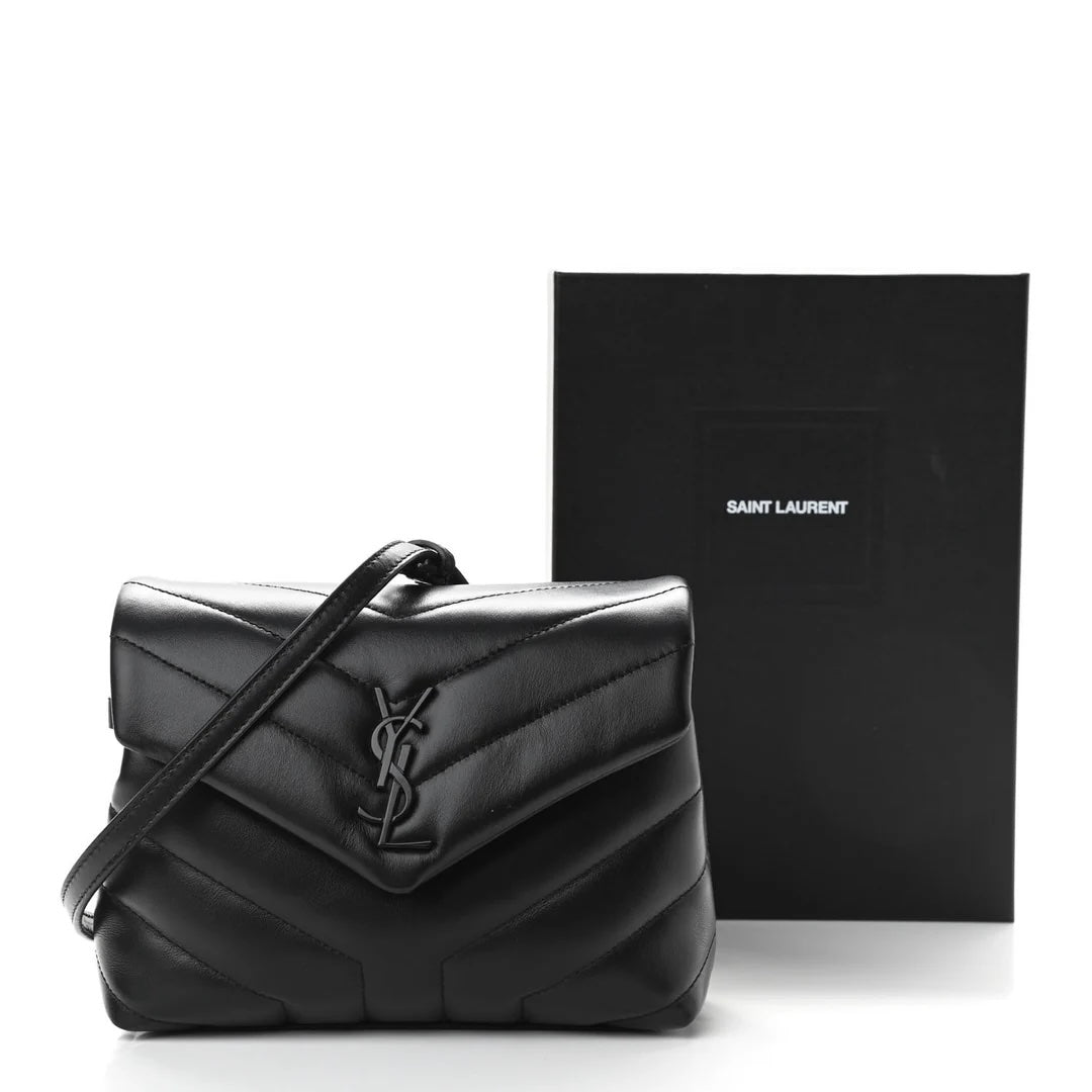 YSL QUILTED Y CALFSKIN LOULOU TOY SHOULDER BAG