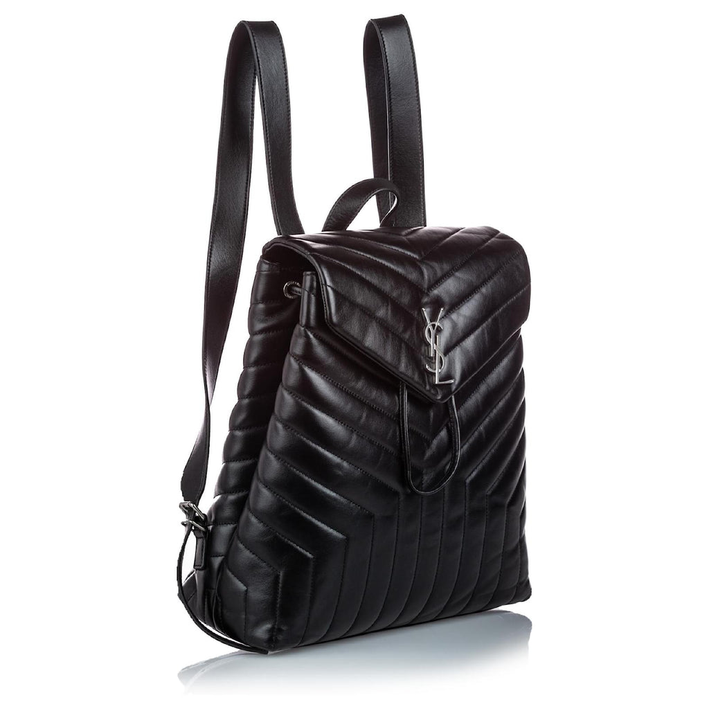 YSL QUILTED CALFSKIN LEATHER MEDIUM LOU LOU BACKPACK