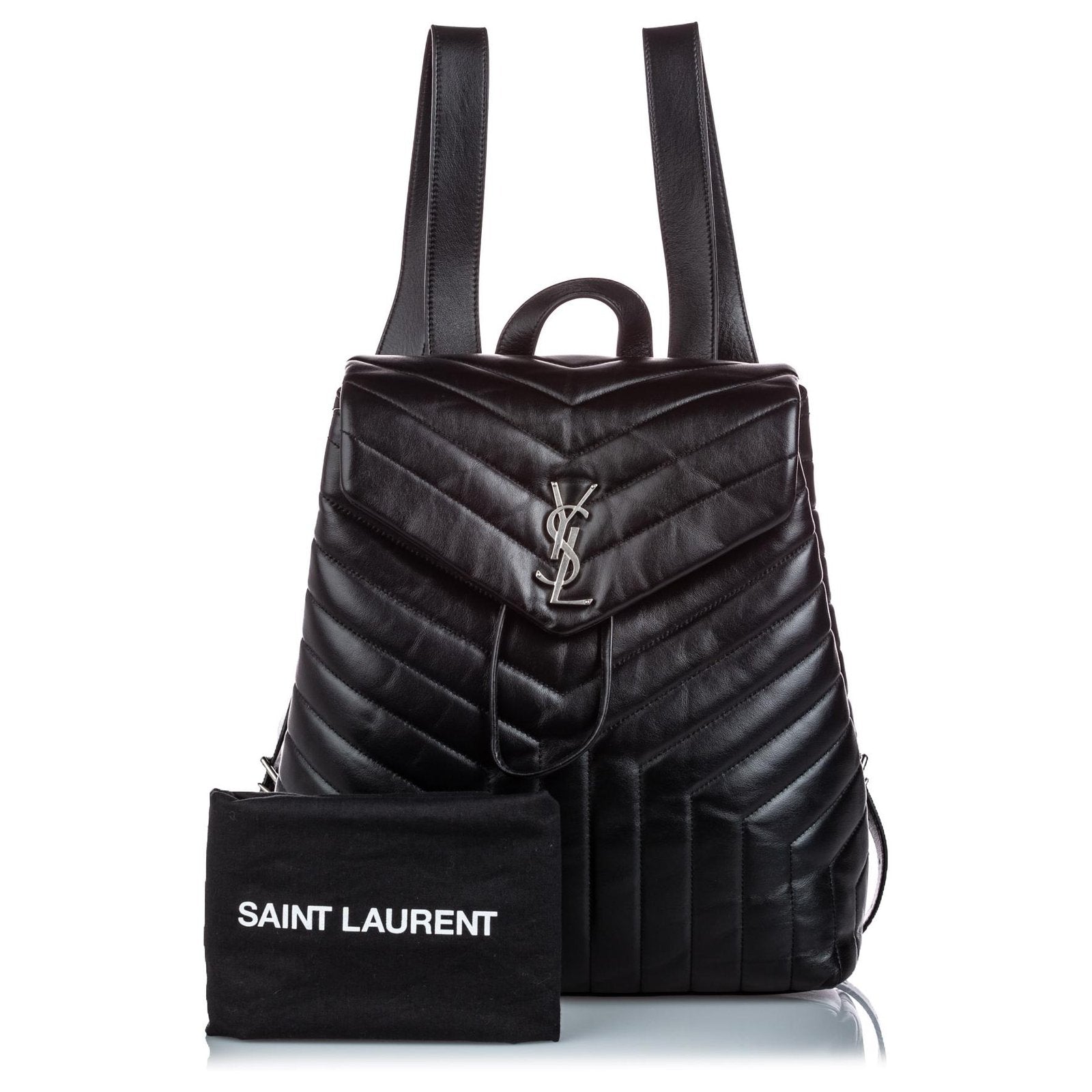 YSL QUILTED CALFSKIN LEATHER MEDIUM LOU LOU BACKPACK