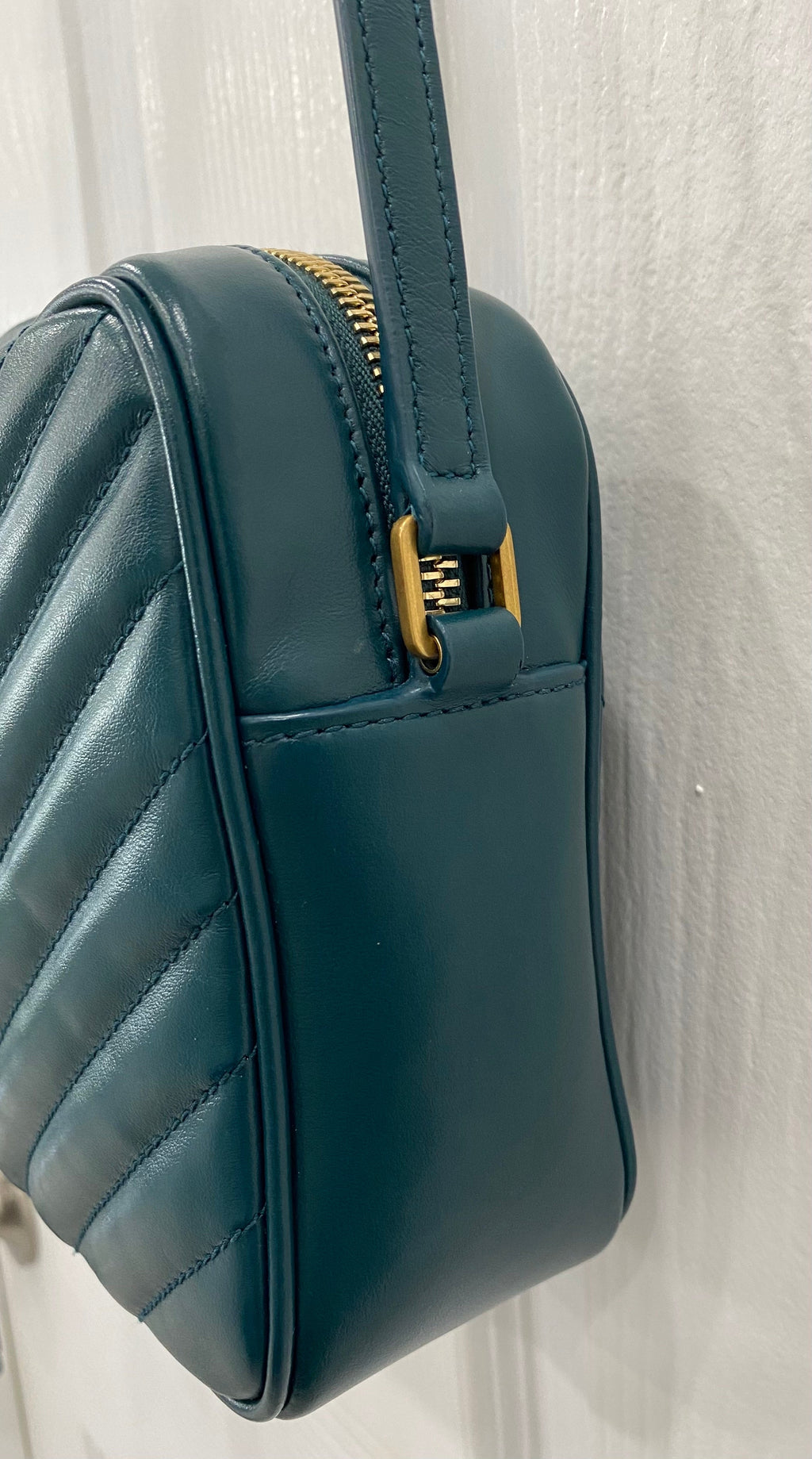 SAINT LAURENT MEDIUM LOU CALFSKIN CAMERA BAG