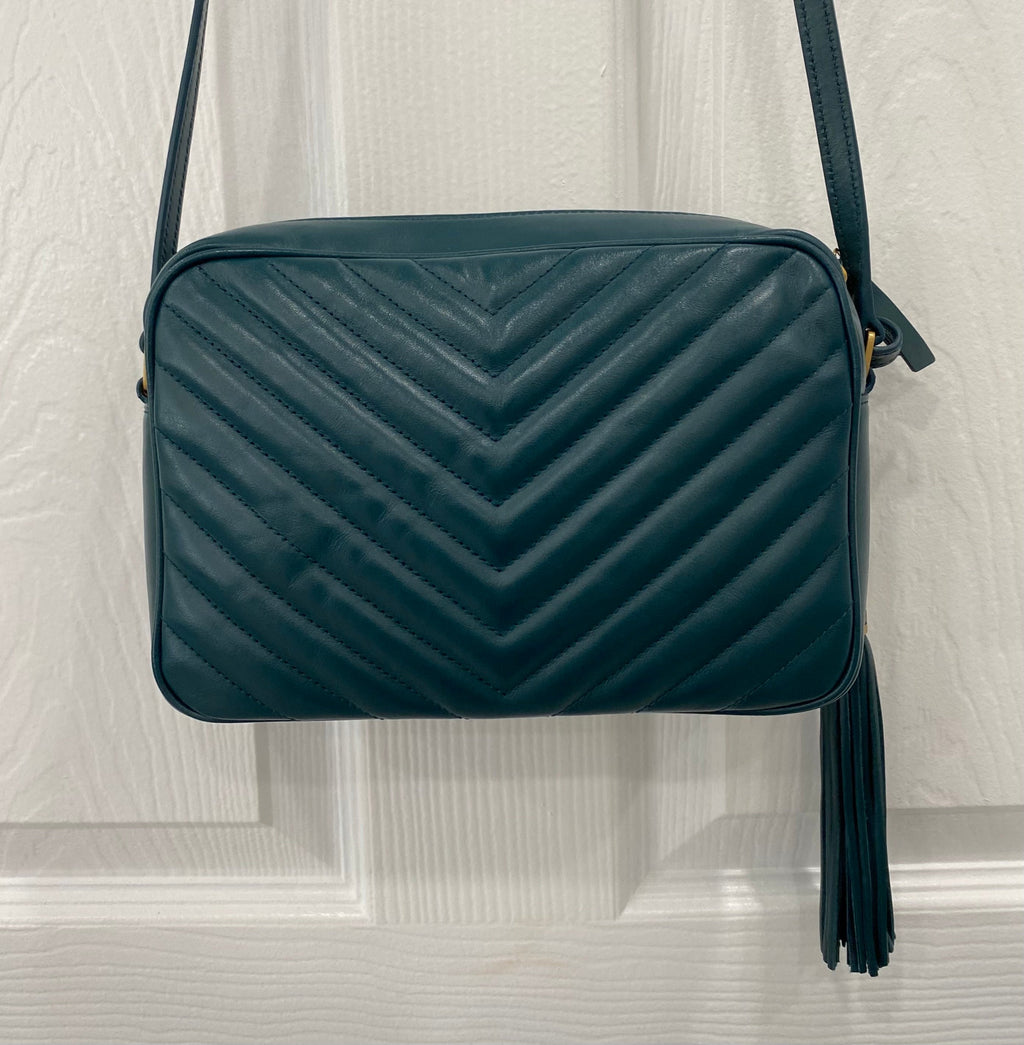 SAINT LAURENT MEDIUM LOU CALFSKIN CAMERA BAG