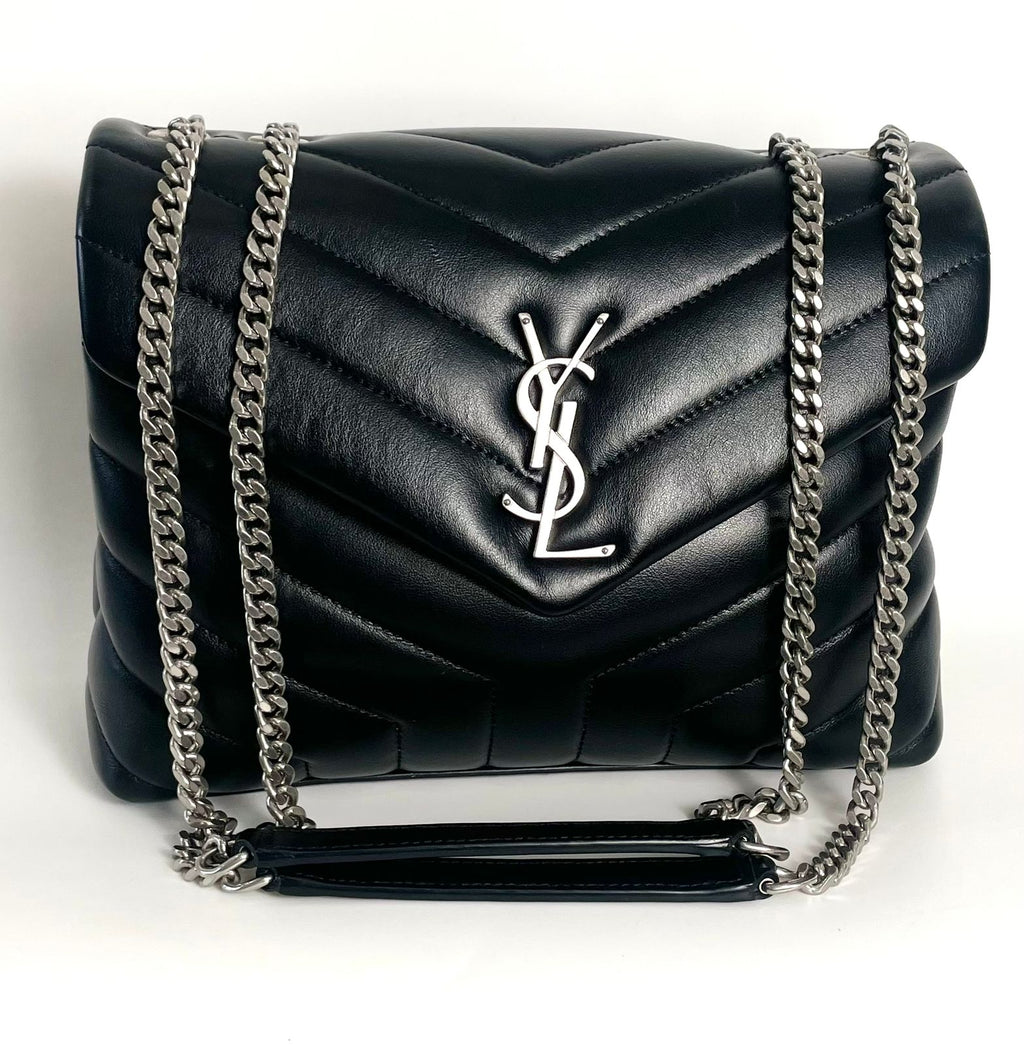 YVES SAINT LAURENT LOULOU MEDIUM CALFSKIN QUILTED SHOULDER BAG