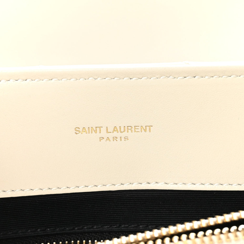 YSL MEDIUM LOULOU CALFSKIN LEATHER CHAIN BAG