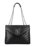 YVES SAINT LAURENT LOULOU MEDIUM CALFSKIN QUILTED SHOULDER BAG
