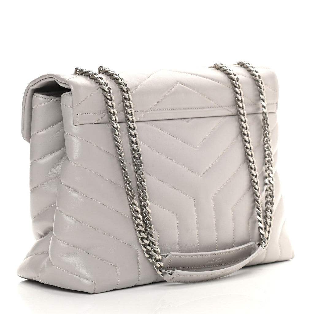 YSL MONOGRAM Y QUILTED CALFSKIN MATELASSE MEDIUM LOULOU SHOULDER BAG