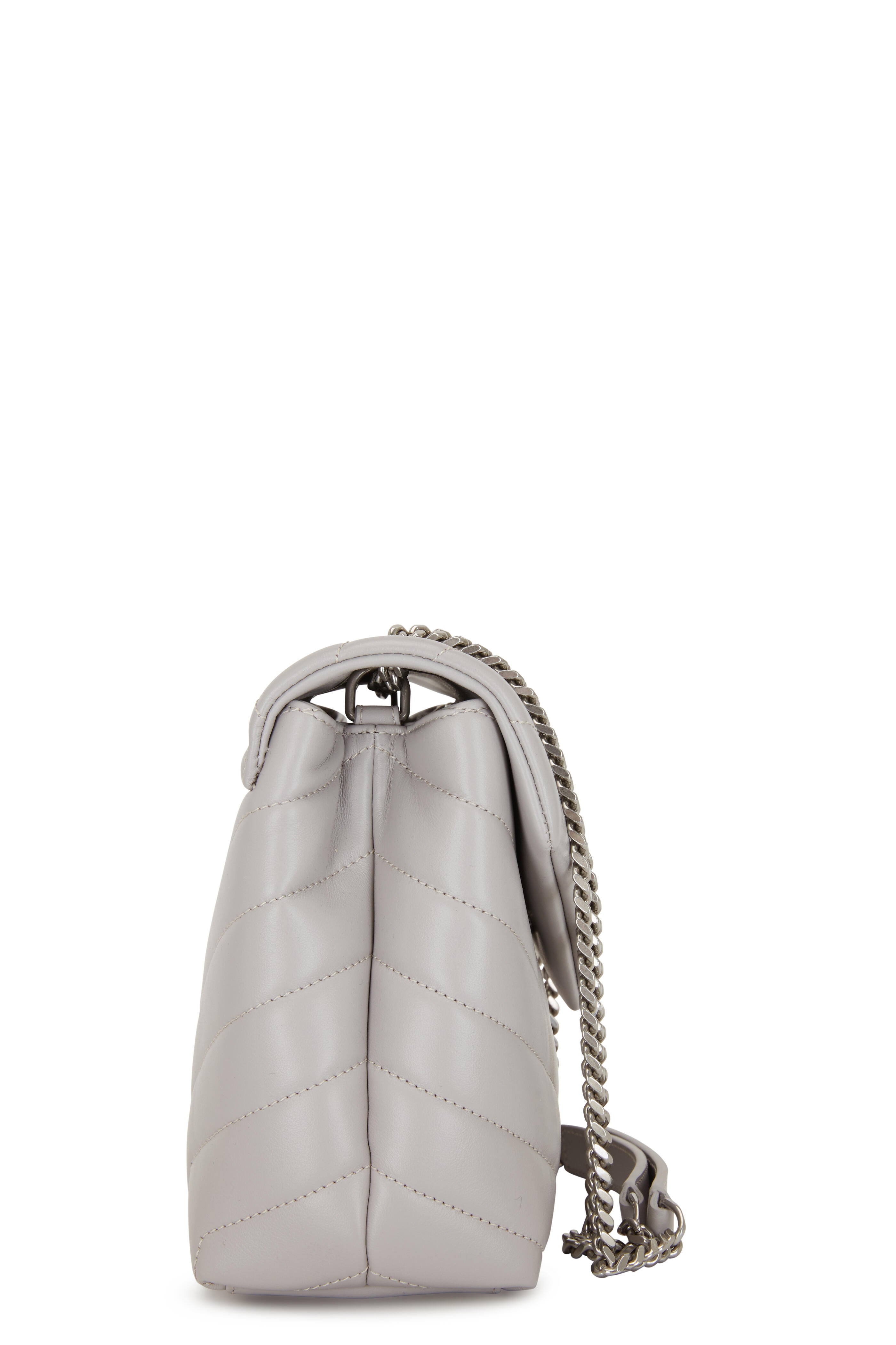 YSL MONOGRAM Y QUILTED CALFSKIN MATELASSE MEDIUM LOULOU SHOULDER BAG