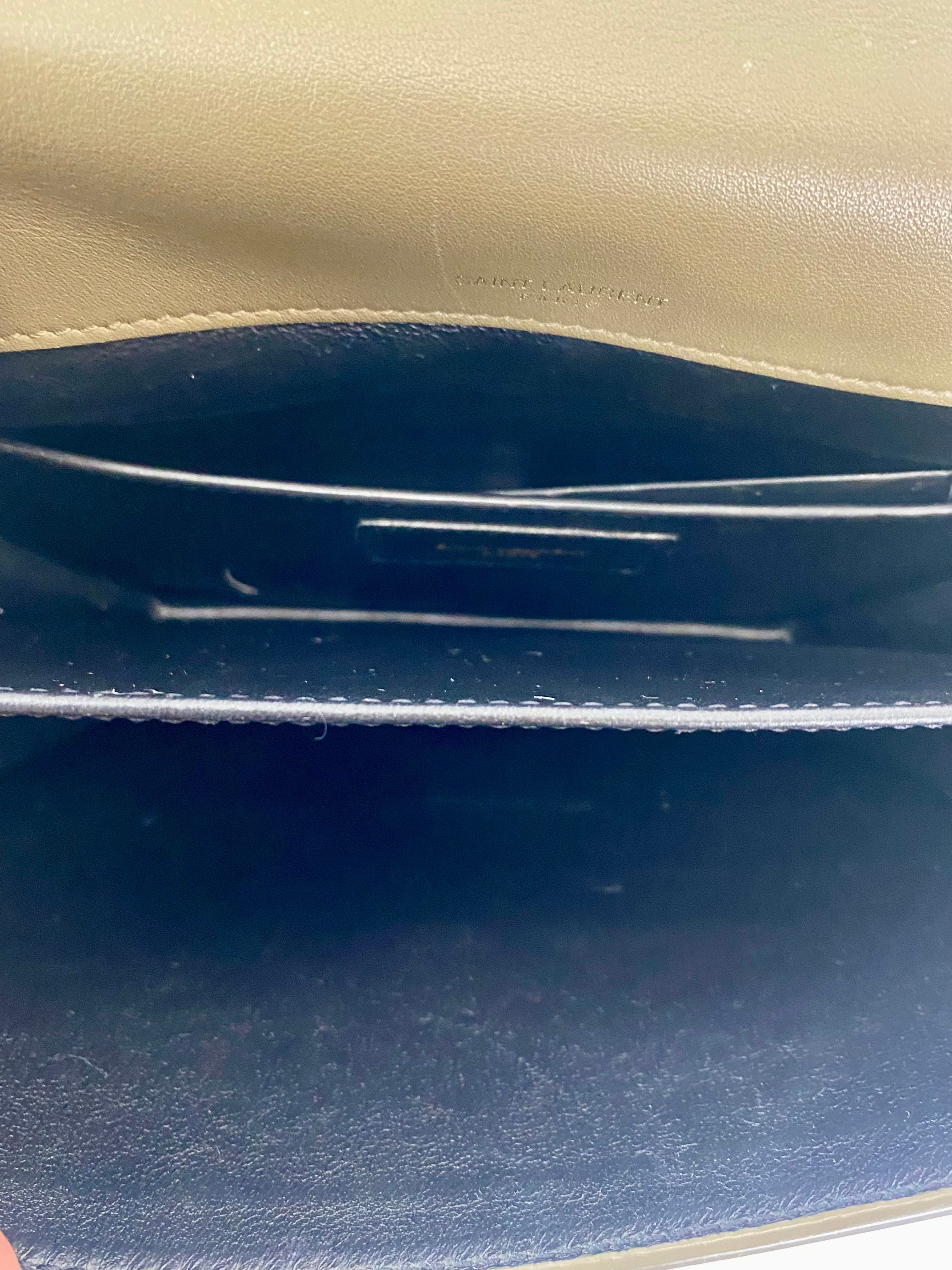 YSL SUEDE CALFSKIN SOLFERINO MEDIUM CROSSBODY BAG